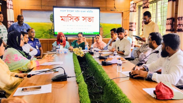 নাচোল উপজেলা আইনশৃঙ্খলা কমিটির মাসিক সভা অনুষ্ঠিত