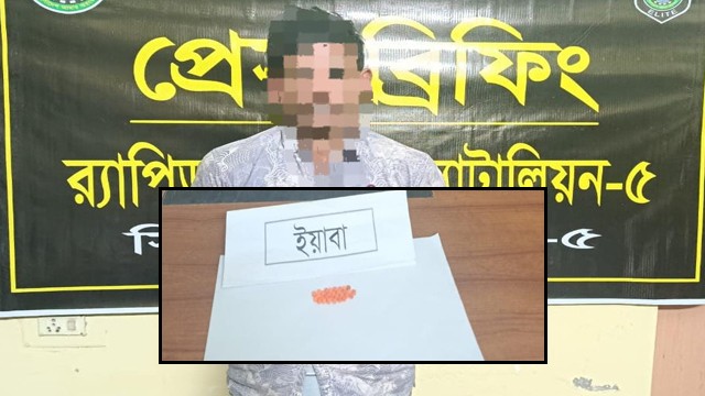 মহারাজপুরে ইয়াবাসহ দুলাল আটক