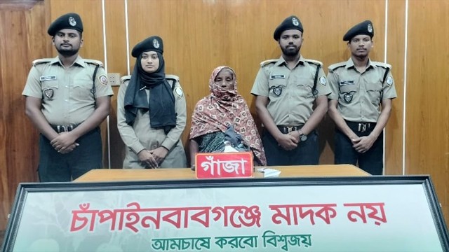 ডিএনসির অভিযানে গাঁজাসহ বৃদ্ধা গ্রেপ্তার, ছেলে পলাতক