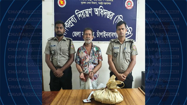 গোমস্তাপুরে ডিএনসির অভিযানে গাঁজাসহ একজন গ্রেপ্তার