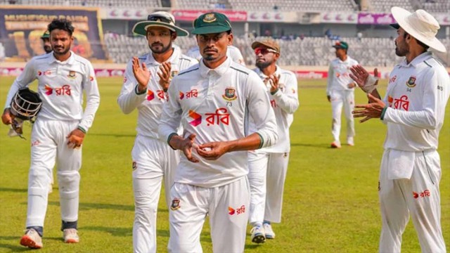 দ্বিতীয় দিন শেষে অস্টেলিয়ার বিপক্ষে বাংলাদেশের লিড ১৫৩ রান