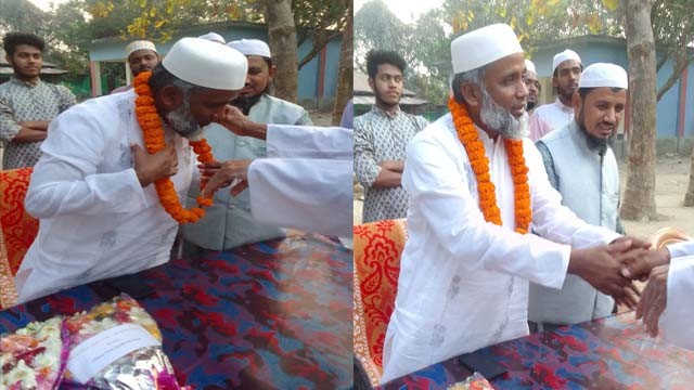 নাচোলে চাঁপাইনবাবগঞ্জ-২ আসনের সংসদ  সদস্য ড. মিজানুর রহমানকে গণসংবর্ধনা