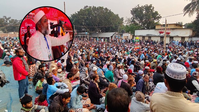 ভোলাহাটে জামায়াত নেতা মিজানুরের নির্বাচনী গনসমাবেশ অনুষ্ঠিত