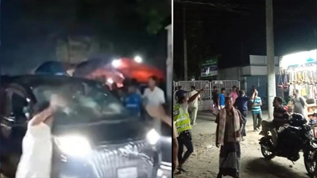 কুষ্টিয়ায় নাসীরুদ্দীন পাটওয়ারীর ওপর হামলার অভিযোগ, গাড়ি ভাঙচুর