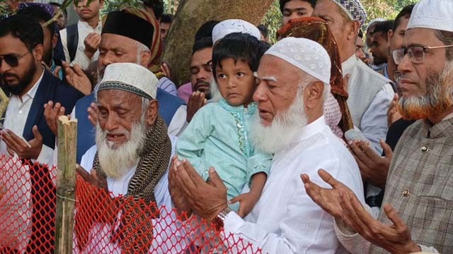 শেরপুরে নিহত জামায়াত নেতার কবর জিয়ারত করলেন ডা. শফিকুর রহমান