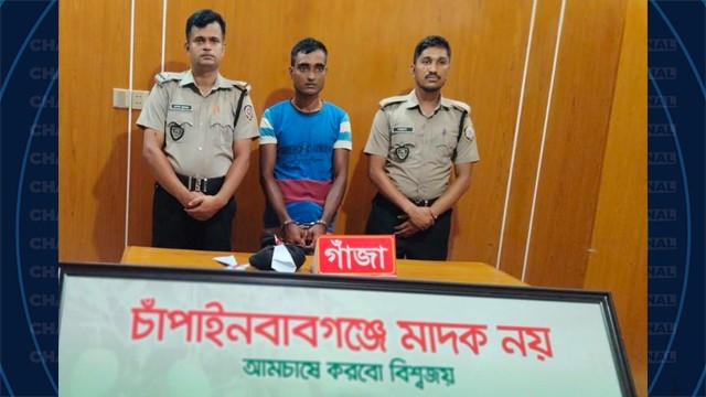 নাচোলে ডিএনসির অভিযানে গাঁজাসহ যুবক গ্রেপ্তার