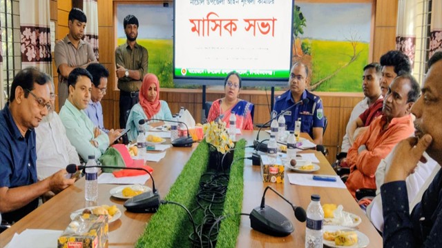 নাচোল উপজেলা আইনশৃঙ্খলা কমিটির মাসিক সভা অনুষ্ঠিত