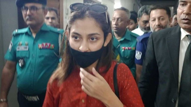 আত্মসমর্পণের পর জামিন পেলেন অভিনেত্রী মেহজাবীন