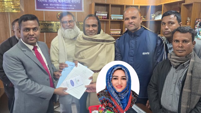 চাঁপাইনবাবগঞ্জ-২ আসনে বিএনপি নেত্রী শুচির পক্ষে মনোনয়ন সংগ্রহ