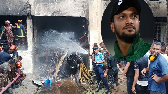 একজন বাবা হিসেবে এই যন্ত্রণা আমি অনুভব করছি’, মাইলস্টোন দুর্ঘটনায় সাকিব