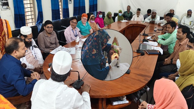 স্বাস্থ্যসেবার মান দেখতে এসে চিকিৎসাসেবা নিলেন এমপি মিজানুর রহমান