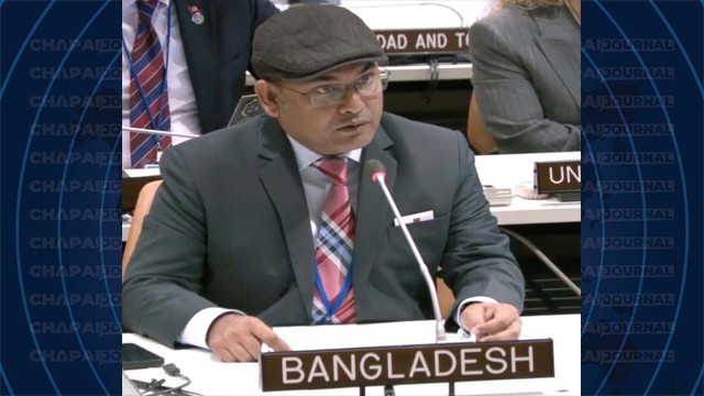 জাতিসংঘ সাধারণ পরিষদে জলবায়ু ন্যায়বিচার ও ন্যায্য অর্থায়ন চান ড. সাইমুম পারভেজ