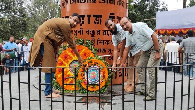 চাঁপাইনবাবগঞ্জে জনস্বাস্থ্য প্রকৌশল অধিদপ্তরের উদ্যোগে জুলাই গণঅভ্যুত্থান দিবস পালিত