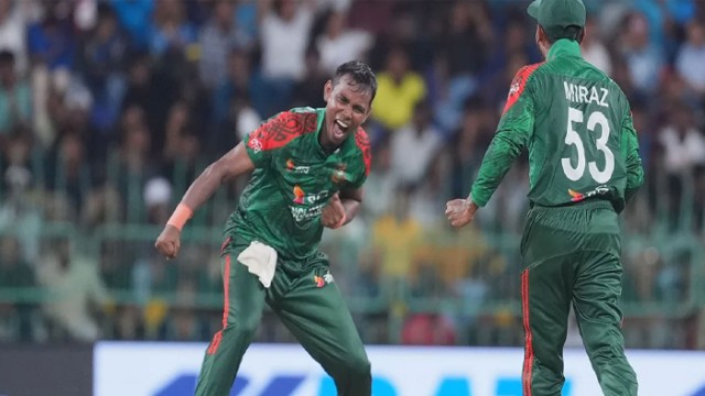 তানভীরের ফাইফারে শ্রীলঙ্কাকে হারাল বাংলাদেশ